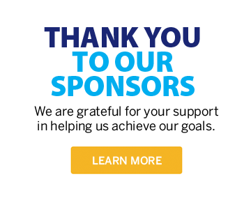 Thank you to our sponsors. We are greatful for your support  in helping us achieve our goals. See More